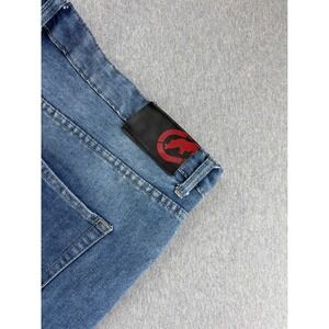 Ecko Unltd. Denim Shorts Mens 38 Blue Baggy Loose Fit‎ Jean Shorts Jorts